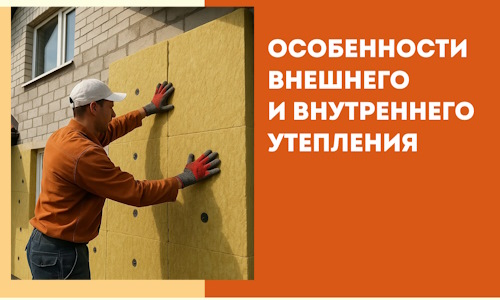 Какие особенности внешнего и внутреннего утепления в Киржаче