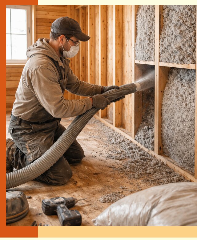 Утепление дачного дома эковатой в Киржаче — быстро и надёжно