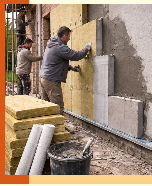 Утепление кирпичного дома под ключ в Киржаче