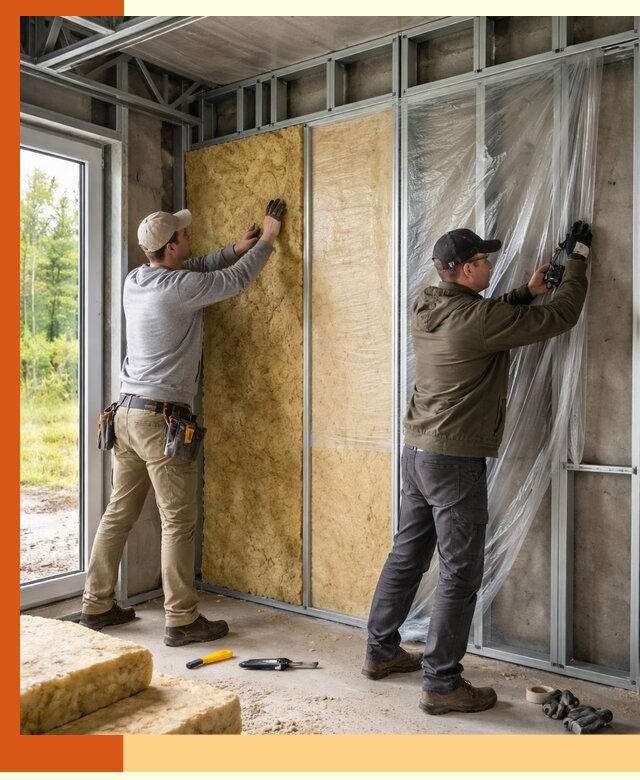 Утепление дома из ЛСТК в Киржаче с гарантией качества и эффективности