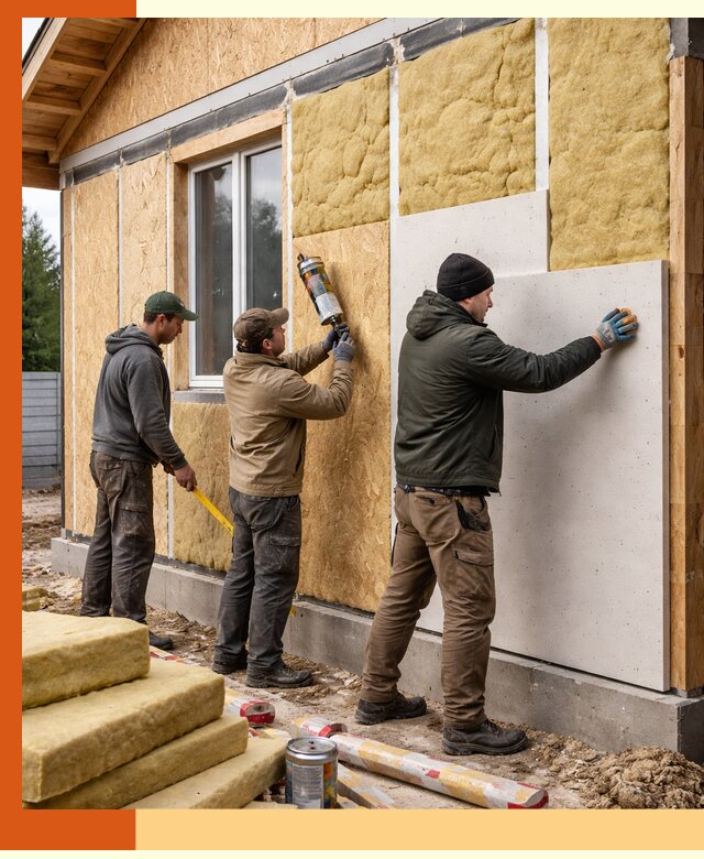 Профессиональное утепление дома из SIP-панелей в Киржаче