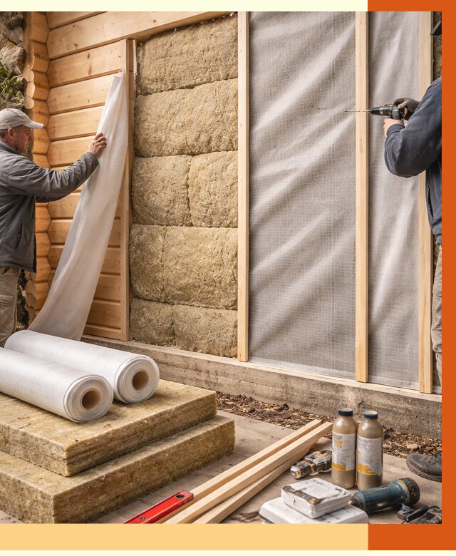 Утепление дома из минибруса в Киржаче от 4640 руб/м2 — заказать профессионально | ТепломастерКрж