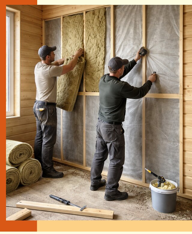 Утепление дома из минибруса в Киржаче: комплексные теплоизоляционные работы