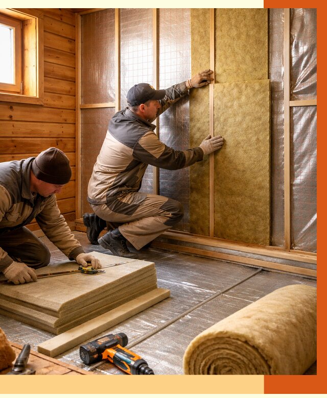 Утепление бани изнутри в Киржаче под ключ от 4330 руб./м² | ТепломастерКрж