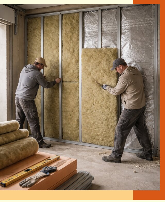 Утепление гаража изнутри в Киржаче от 7733 руб/м2 — работы и цена | ТепломастерКрж