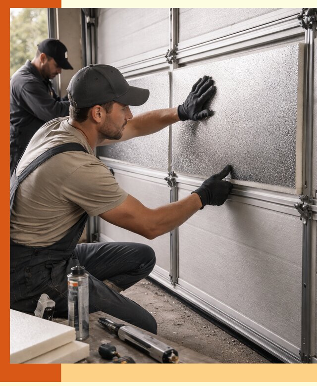 Утепление гаражных ворот в Киржаче качественно и надежно