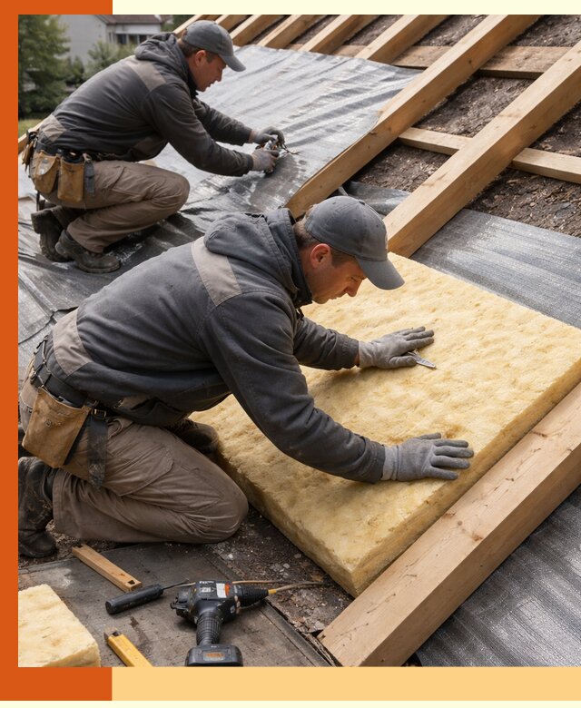 Профессиональное утепление крыши в Киржаче качественно и надежно