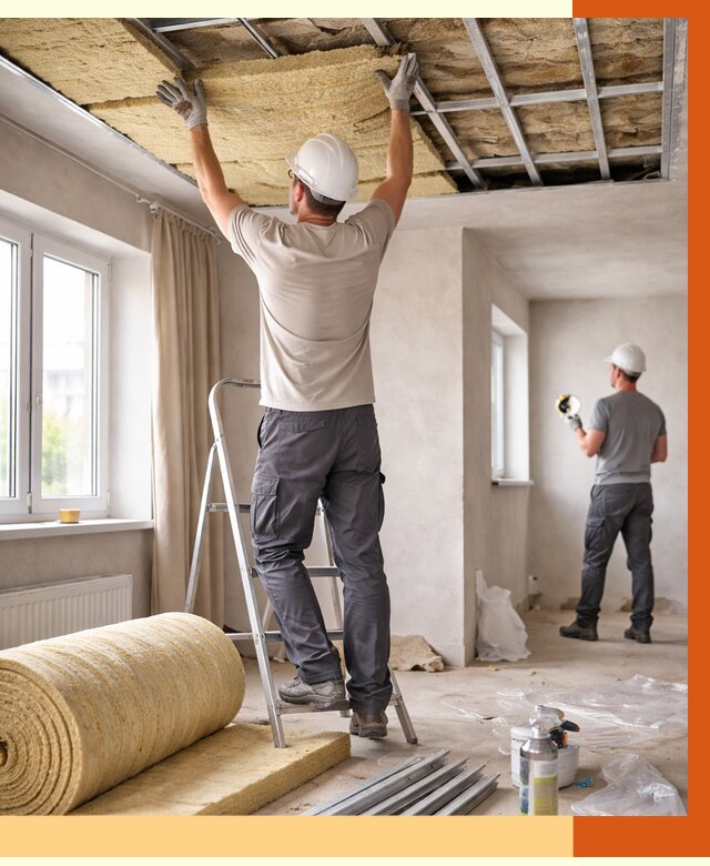 Утепление потолка в частном доме в Киржаче от 979 руб./м² — работы под ключ | ТепломастерКрж