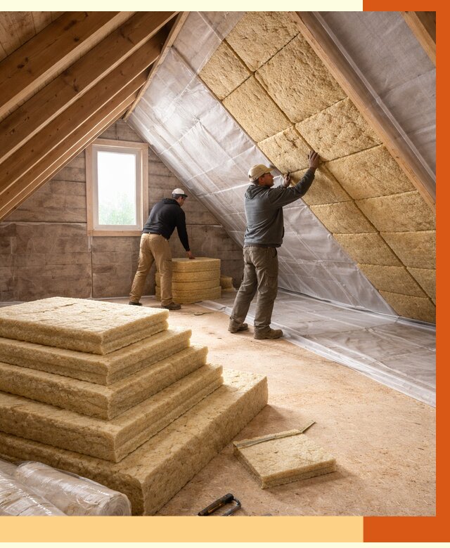 Утепление мансарды в Киржаче от 2578 руб/м2 — комплексно и под ключ | ТепломастерКрж