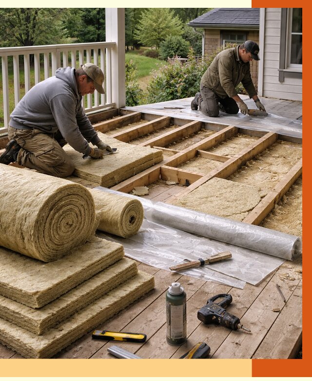 Утепление террасы в Киржаче от 4330 руб./м2 — утеплить террасу под ключ | ТепломастерКрж