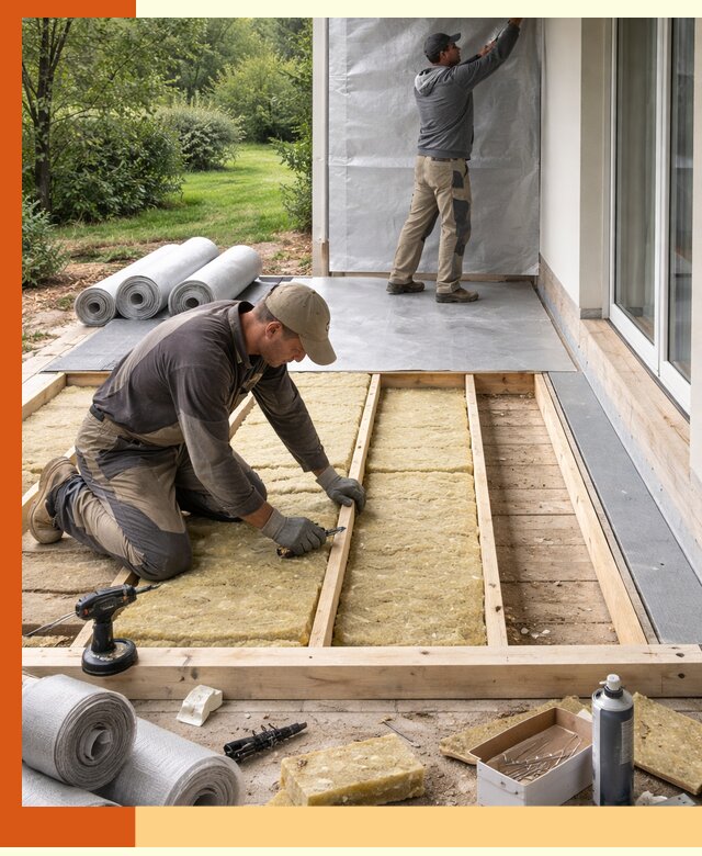 Утепление террасы в Киржаче — тепло и защита круглогодично