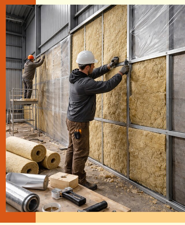 Утепление ангара в Киржаче — профессиональная теплоизоляция помещений