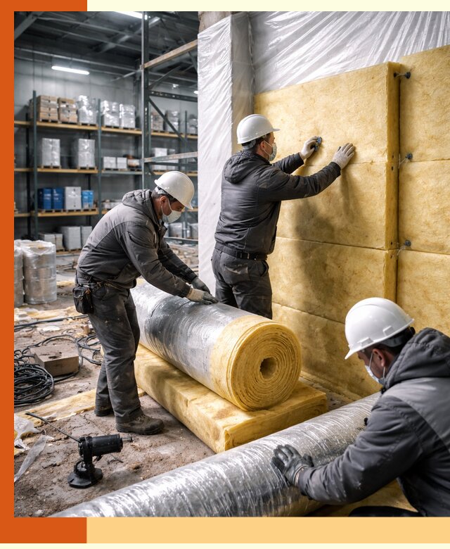 Утепление склада химсырья в Киржаче: безопасная и эффективная изоляция