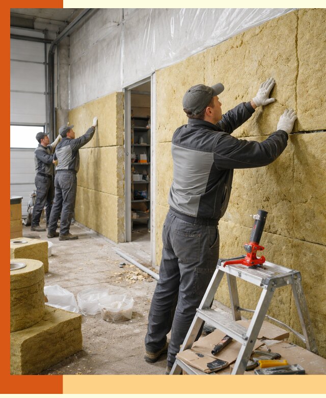 Утепление автосервиса и мастерских в Киржаче качественно и надёжно