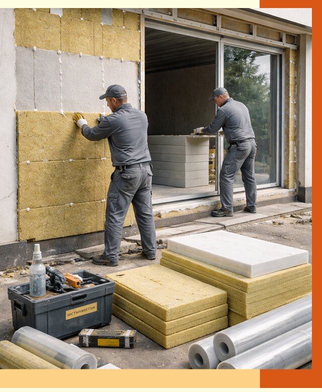 Утепление торгового павильона в Киржаче от 14950 руб./м² под ключ | ТепломастерКрж