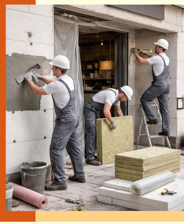 Утепление кафе в Киржаче: профессиональная теплоизоляция и монтаж