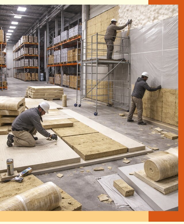 Утепление складского терминала в Киржаче от 7733 руб./м² под ключ | ТепломастерКрж