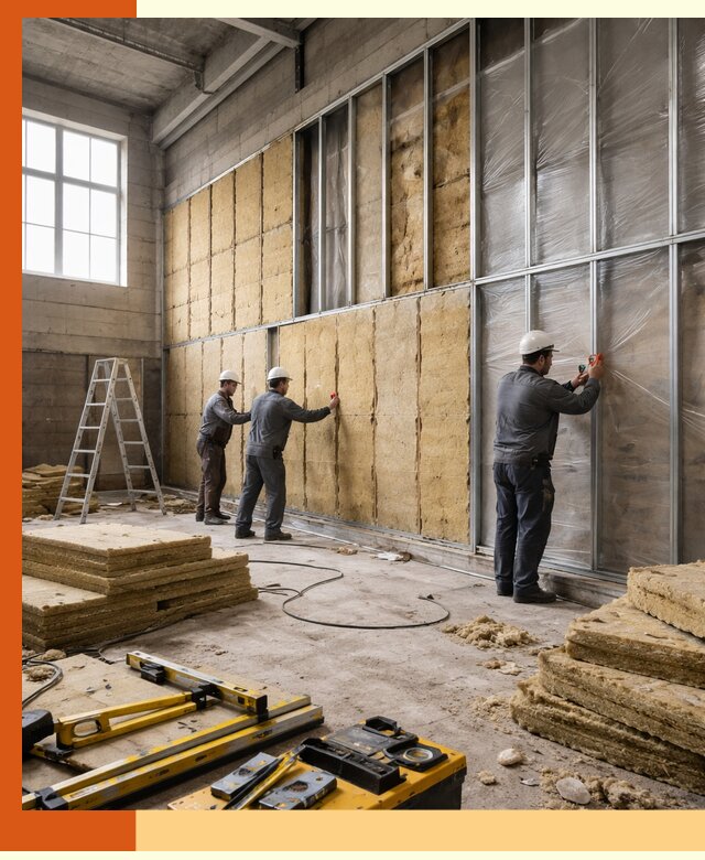 Утепление спортивного зала в Киржаче качественно и недорого