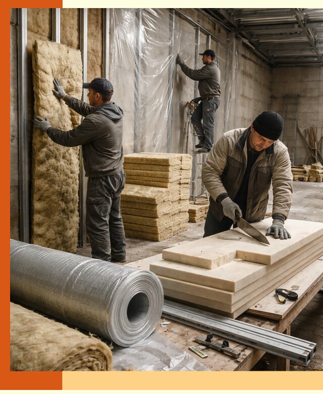 Утепление торгового склада в Киржаче с энергоэффективными решениями