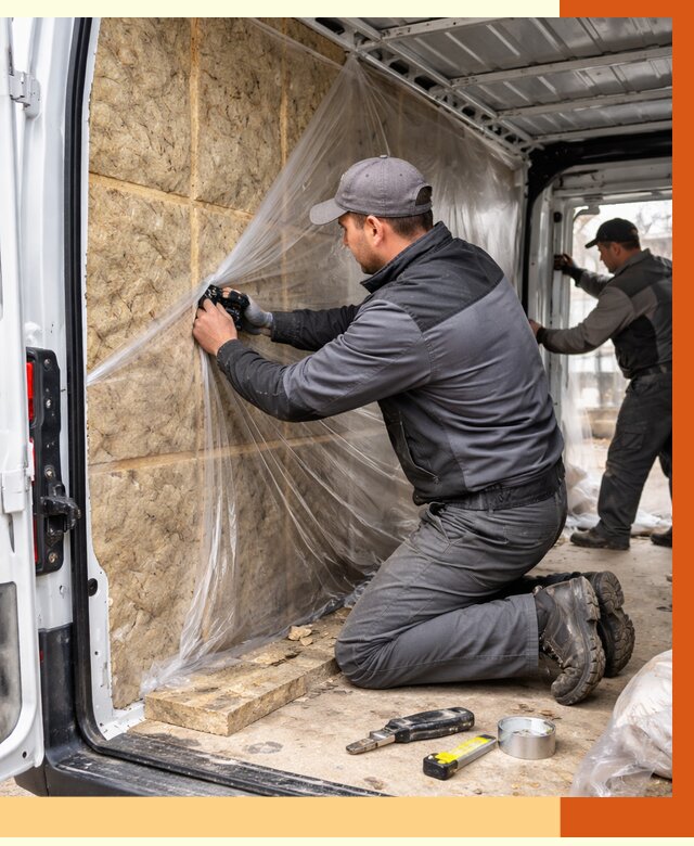 Утепление фургона в Киржаче от 17012 руб/м2 — утепление фургона ППУ и кузова | ТепломастерКрж