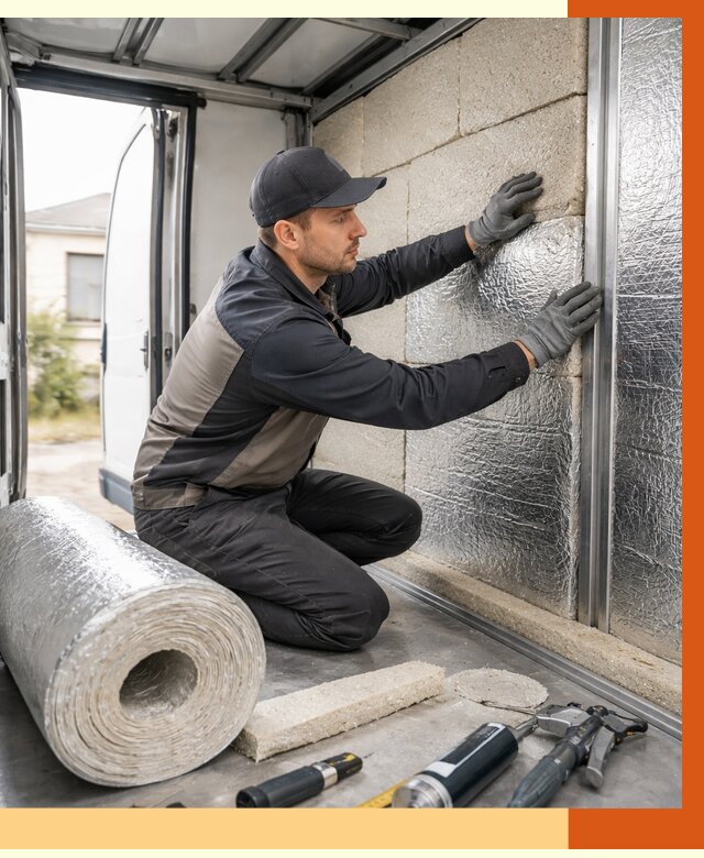 Утепление фургона рефрижератора в Киржаче от 12888 руб./м² под ключ | ТепломастерКрж