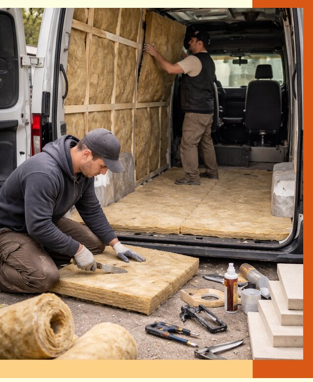 Утепление кемпера в Киржаче под ключ от 12372 руб. — профессионально | ТепломастерКрж