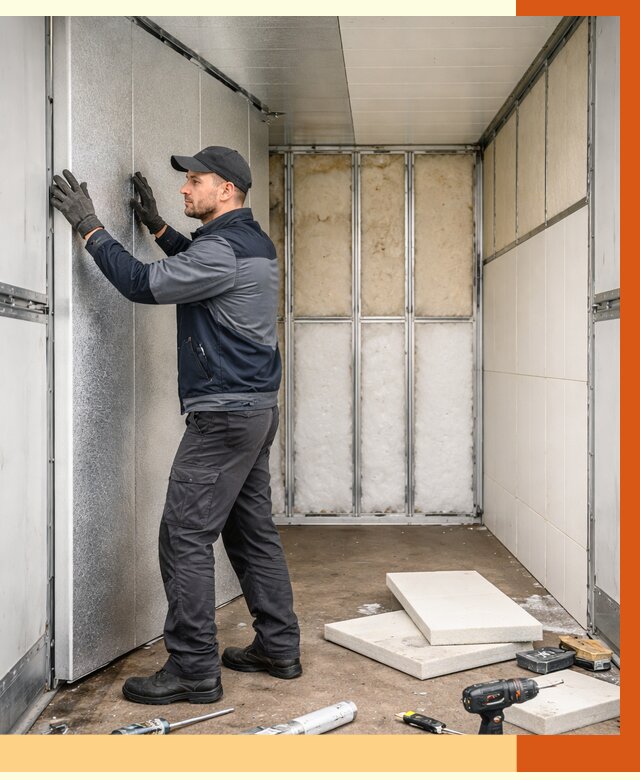 Утепление холодильного кузова в Киржаче от 13919 руб. под ключ | ТепломастерКрж