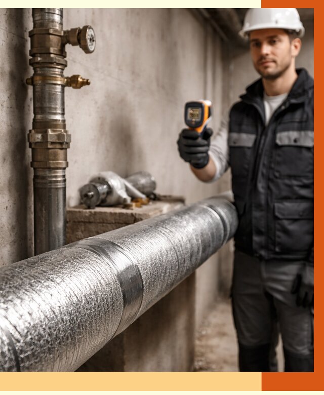 Утепление труб водоснабжения в Киржаче от 8764 руб. за м² — услуги ТепломастерКрж