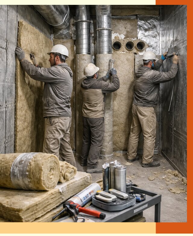 Утепление венткамеры в Киржаче под ключ от 1495 руб. — профессионально | ТепломастерКрж