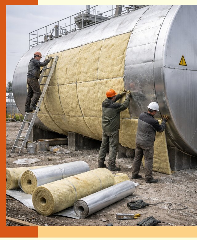 Утепление резервуаров с топливом в Киржаче надежно и экономично