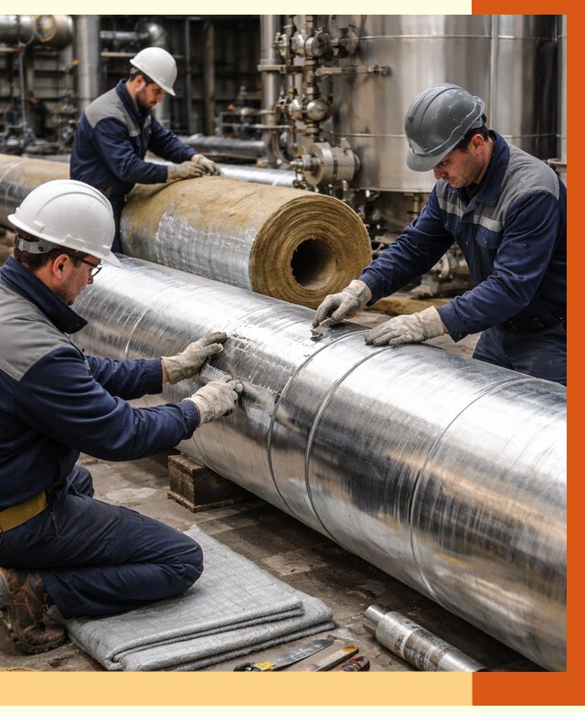 Утепление технологического оборудования в Киржаче от 4330 руб. за м2 | ТепломастерКрж