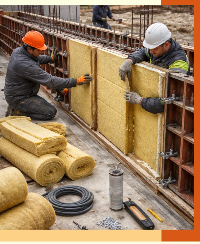 Теплоизоляция опалубки в Киржаче от 7423 руб. за м2 — услуги и монтаж | ТепломастерКрж