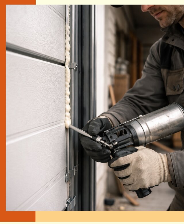 Заполнение пустот ворот в Киржаче профессионально и герметично