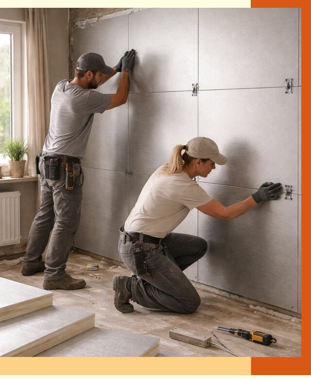 Утепление PIR панелями в Киржаче от 4330 руб. под ключ | ТепломастерКрж