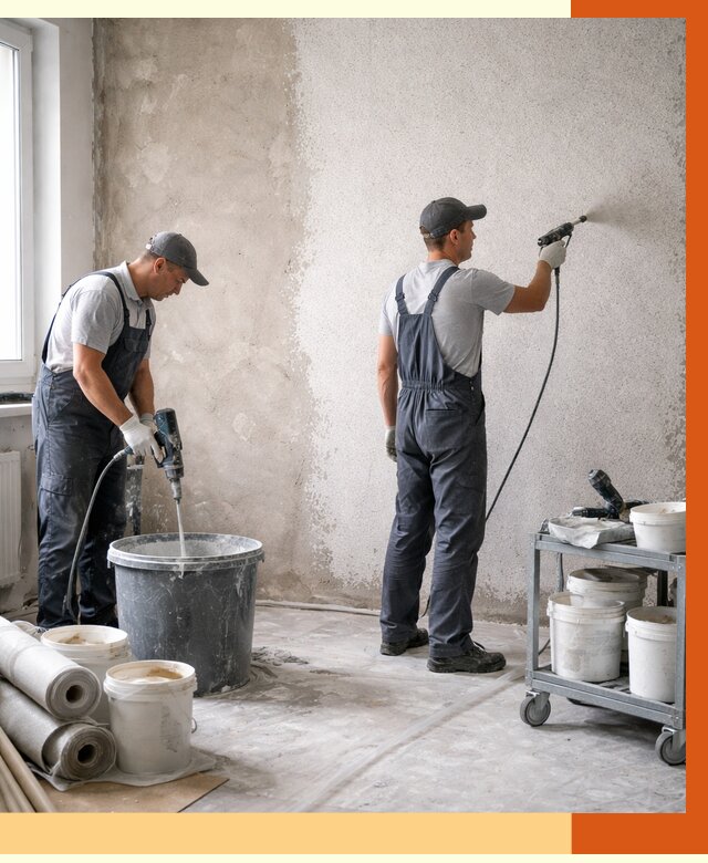 Утепление стен жидкой теплоизоляцией в Киржаче от 4330 руб/м² | ТепломастерКрж