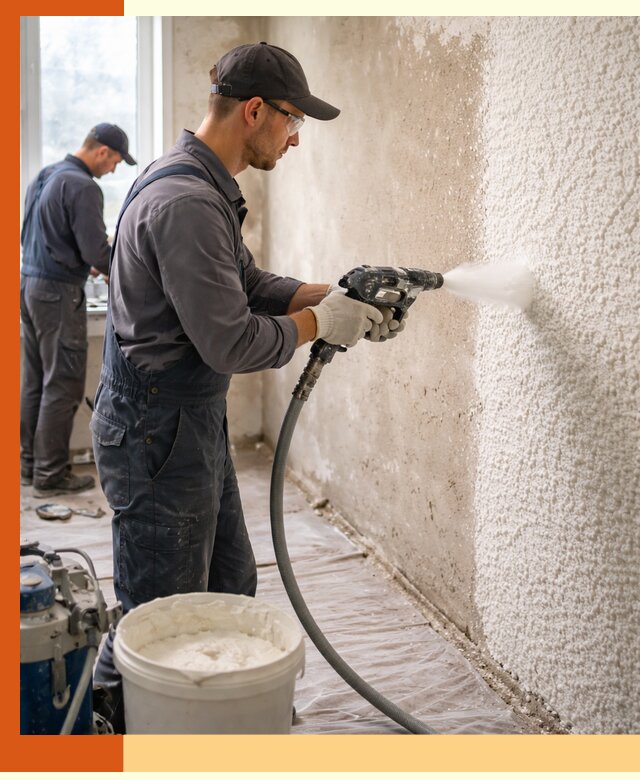 Утепление стен жидкой теплоизоляцией в Киржаче для квартир и домов