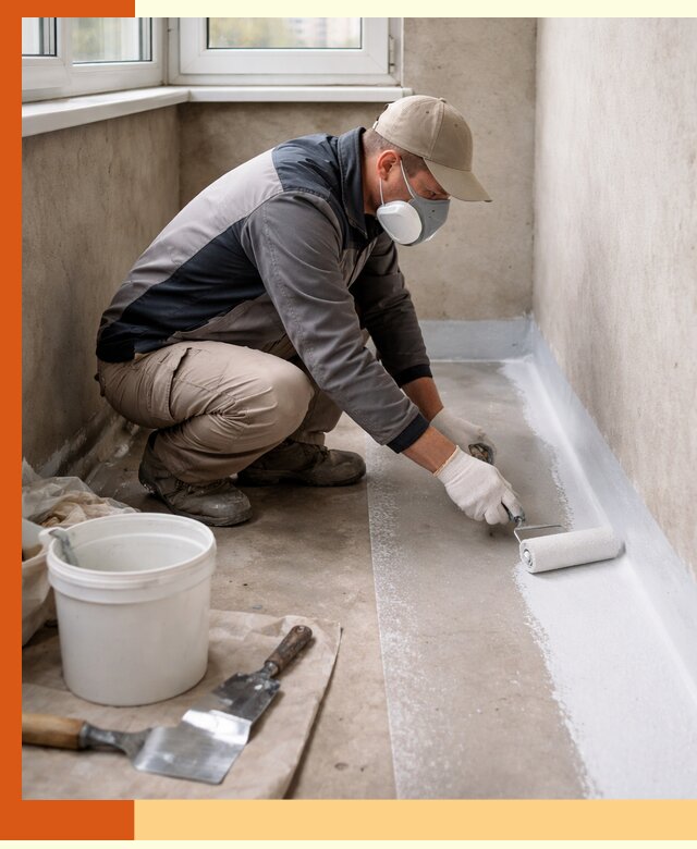 Утепление балкона жидкой теплоизоляцией в Киржаче