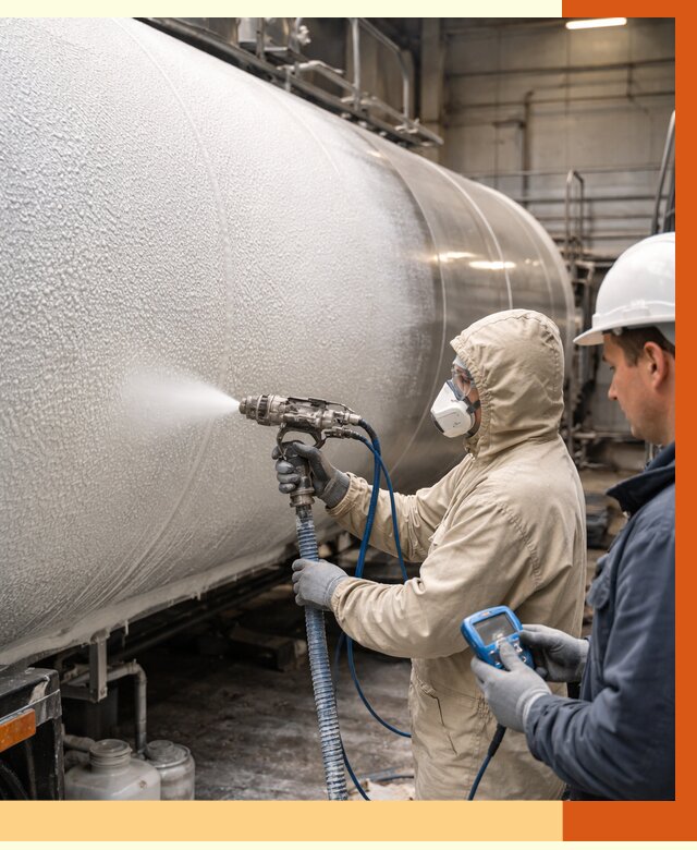 Утепление автоцистерны жидкой теплоизоляцией в Киржаче от 14950 руб. под ключ | ТепломастерКрж