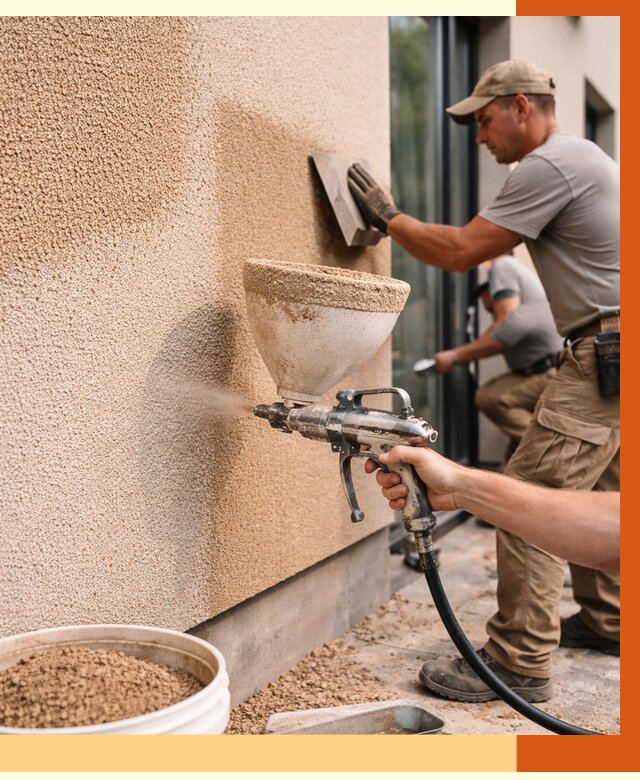 Утепление фасада жидкой пробкой в Киржаче от 4949 руб./м² под ключ | ТепломастерКрж