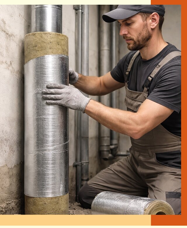 Шумоизоляция труб в Киржаче от 1237 руб. — шумоподавление и звукоизоляция труб | ТепломастерКрж