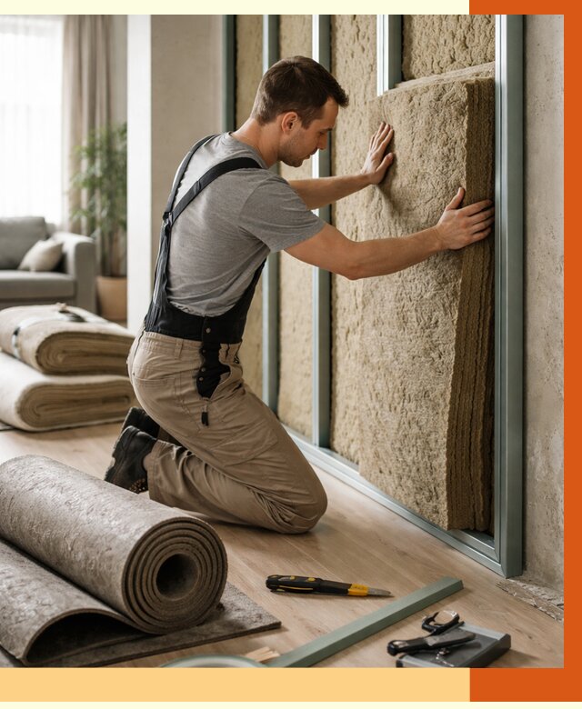 Шумоизоляция перегородок в Киржаче от 1701 руб. за м2 — ТепломастерКрж