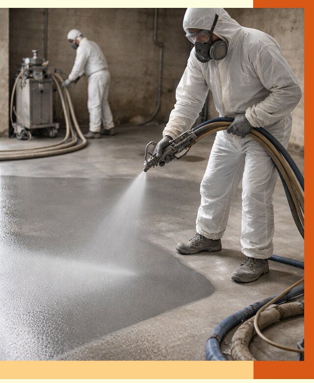 Гидроизоляция полимочевиной в Киржаче от 8764 руб/м² — напыление полимерной гидроизоляции | ТепломастерКрж