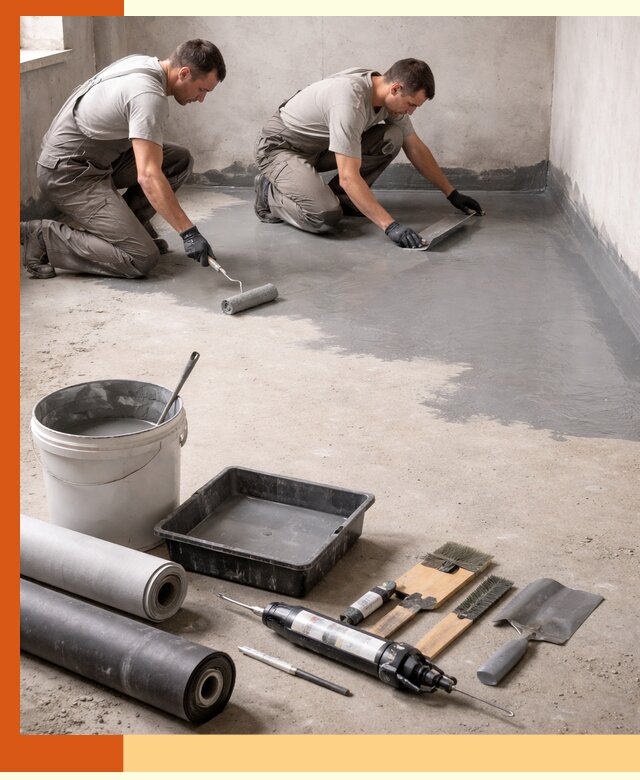 Гидроизоляция пола в Киржаче — надежная защита от влаги и протечек