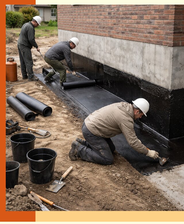 Гидроизоляция фундамента в Киржаче: надежная защита строений