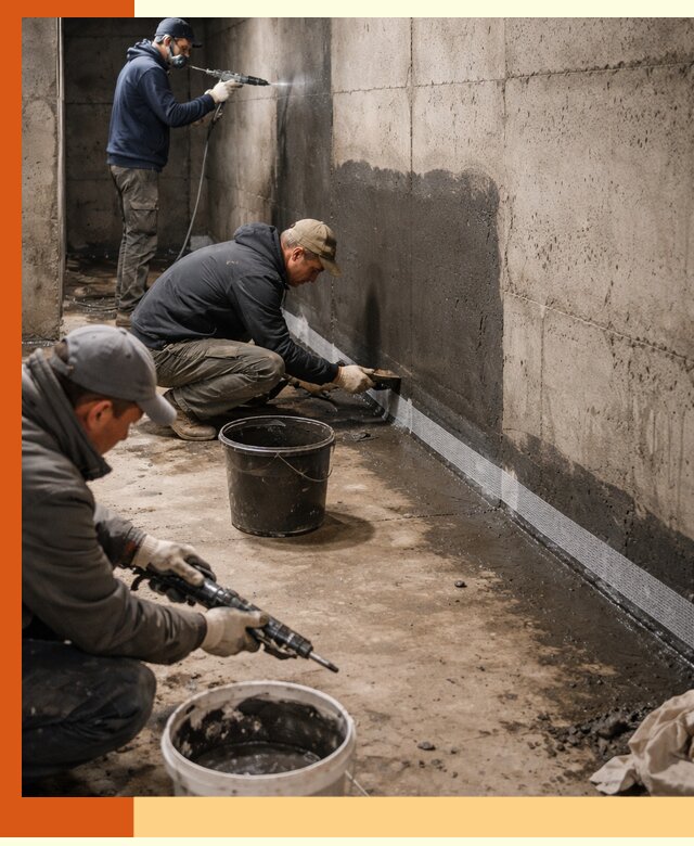 Гидроизоляция подвала в Киржаче — комплексная защита от влаги