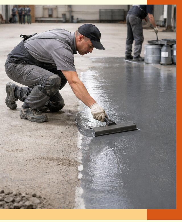 Гидроизоляция промышленного пола в Киржаче от 1237 руб./м2 — ТепломастерКрж специалисты под ключ