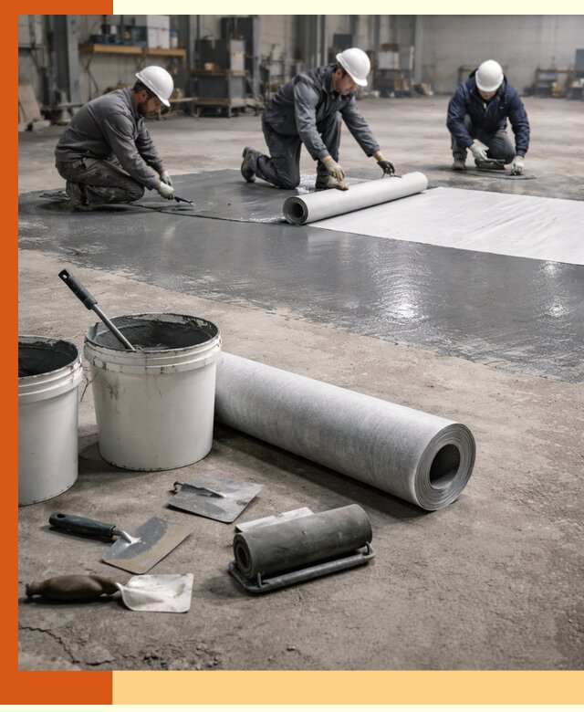 Гидроизоляция промышленного пола в Киржаче — защита и долговечность