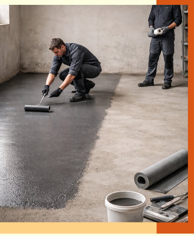 Гидроизоляция гаражного пола в Киржаче от 3609 руб./м² — ТепломастерКрж профессионально