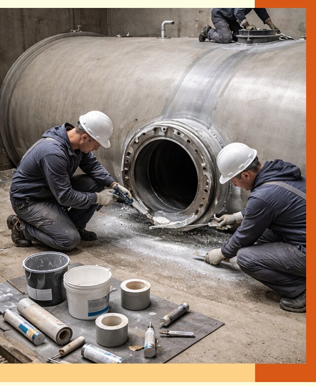 Гидроизоляция резервуара с топливом в Киржаче от 77325 руб. под ключ | ТепломастерКрж