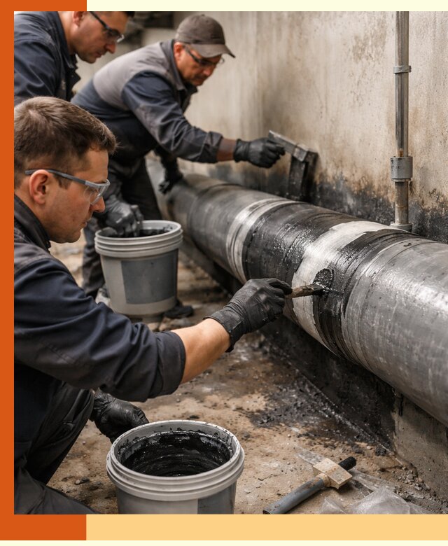 Гидроизоляция труб в Киржаче — защита и герметизация коммуникаций